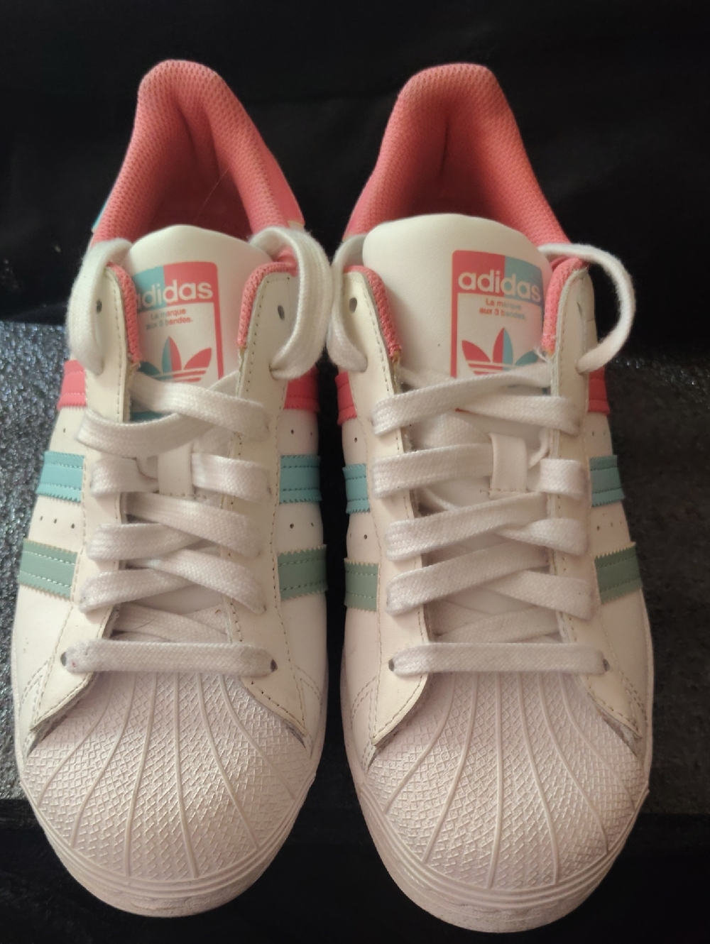 Adidas Women’s Big Kids Superstar Sneakers Size 7